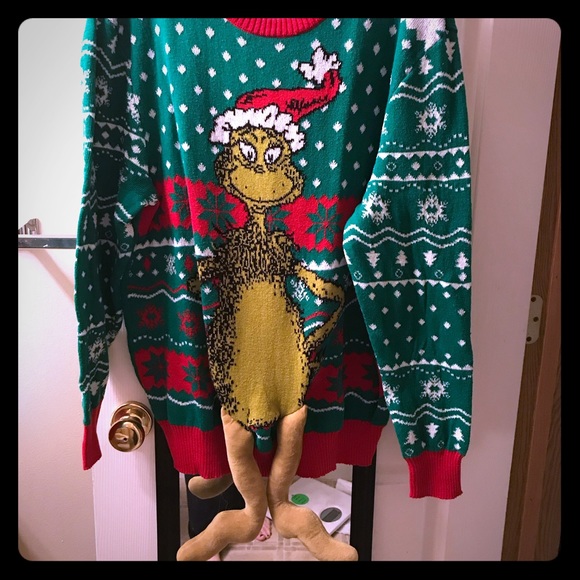 grinch sweater with legs